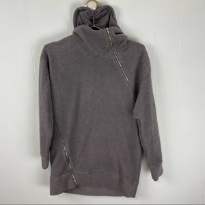 New Balance Side Zipper Fleece Hoodie Sweatshirt